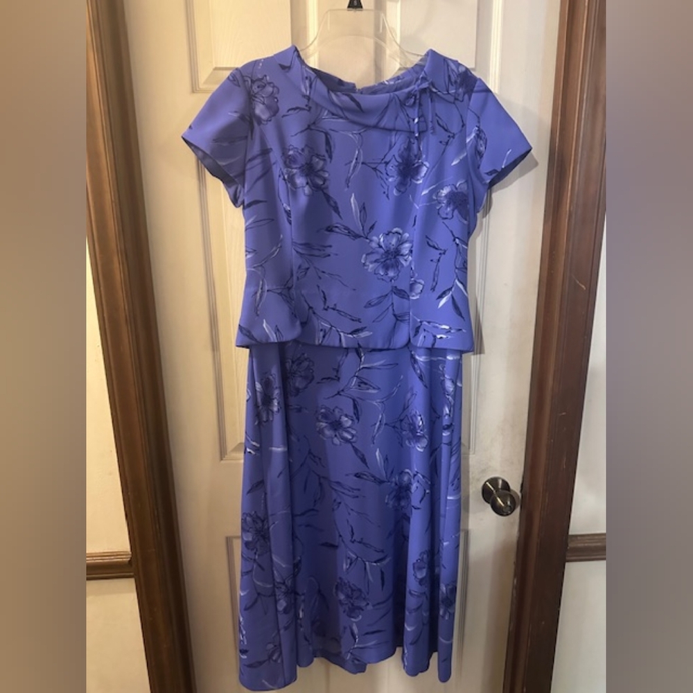 Danny & Nicole Lavender Floral Dress
